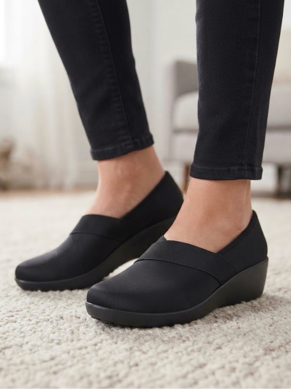 Crocs Busy Day Stretch Wedge (Style #202352).